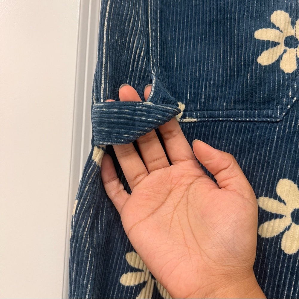 NWT PacSun90s Boyfriend Carpenter Floral Corduroy Pants - Picture 12 of 12